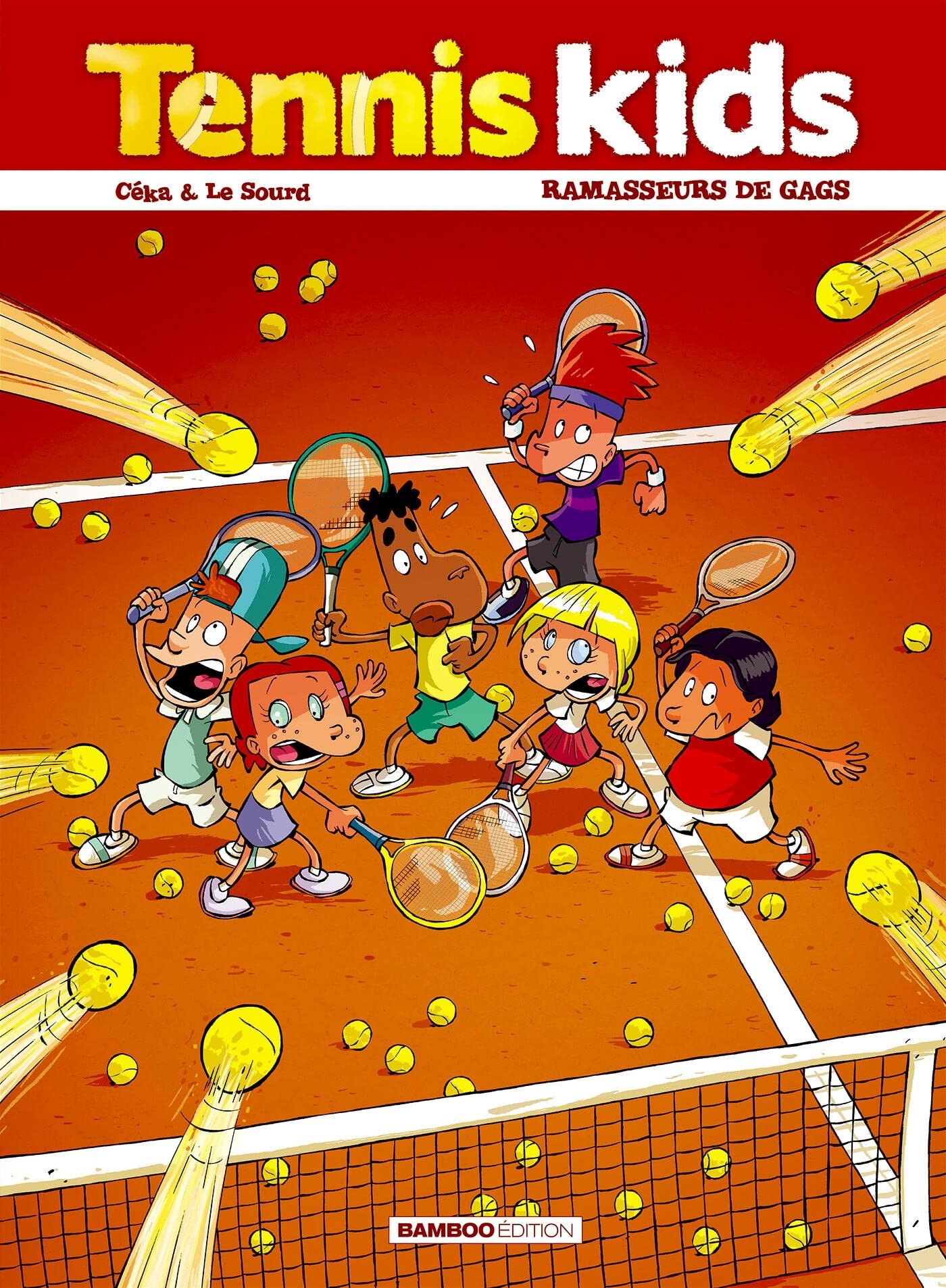 Tennis kids - Tome 1 - Ramasseurs de gags (BD)