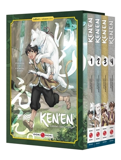 Ken'en - Comme chien et singe - Coffret - vol. 01 à 04 (Manga)