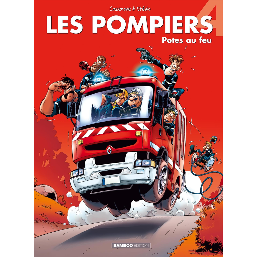Les Pompiers - Tome 4 - top humour 2023 - Potes au feu (BD)