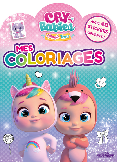 Cry Babies - Mon livre de coloriages (avec stickers) (Jeunesse)