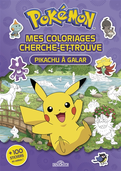Pokémon - Pikachu à Galar - Mes coloriages cherche-et-trouve (Jeunesse)