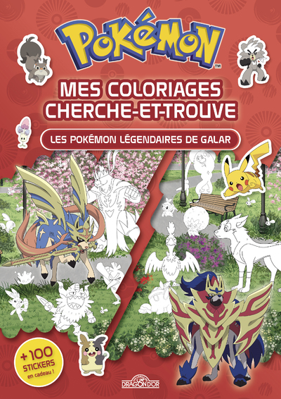 Pokémon - Les Pokémon légendaires de Galar - Mes coloriages cherche-et-trouve (Jeunesse)