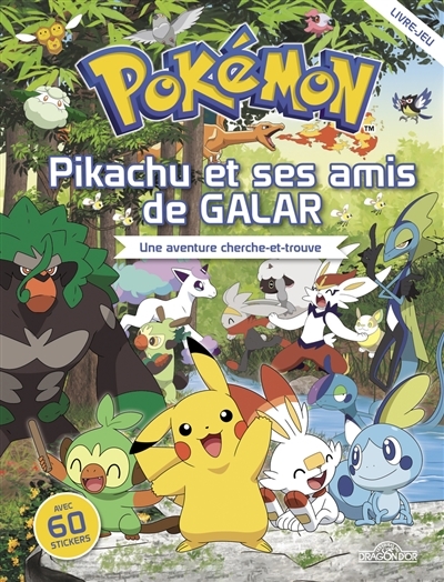 Pokémon - Cherche-et-trouve - Pikachu et ses amis de Galar (Cartonné)