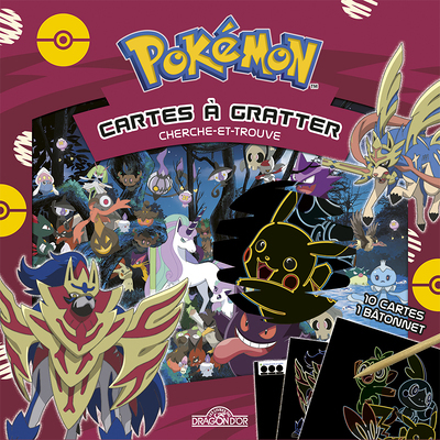Pokémon Mes cartes à gratter cherche-et-trouve Les Pokémon légendaires de Galar (Pochette)