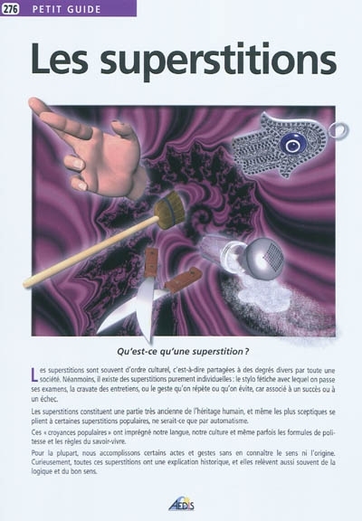 Les superstitions (Broché)