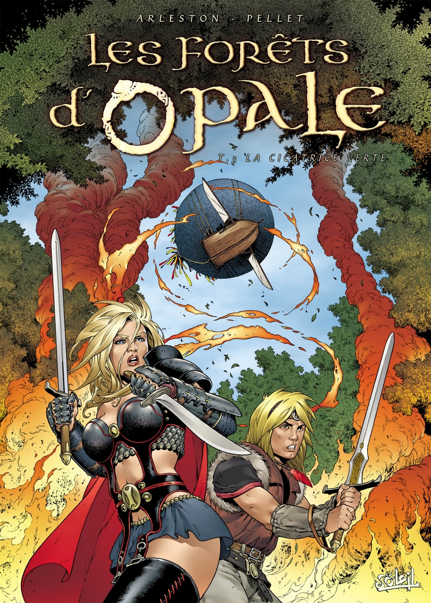 Les Forêts d'Opale Tome 3 - La Cicatrice verte (BD)