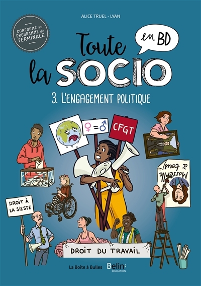 Toute la socio en BD T3 : L'engagement politique (Cartonné)