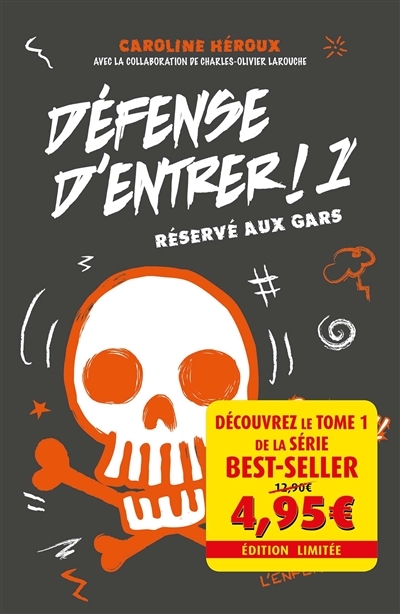 Défense d'entrer! T01 - offre découverte - Réservé aux gars (Jeunesse)