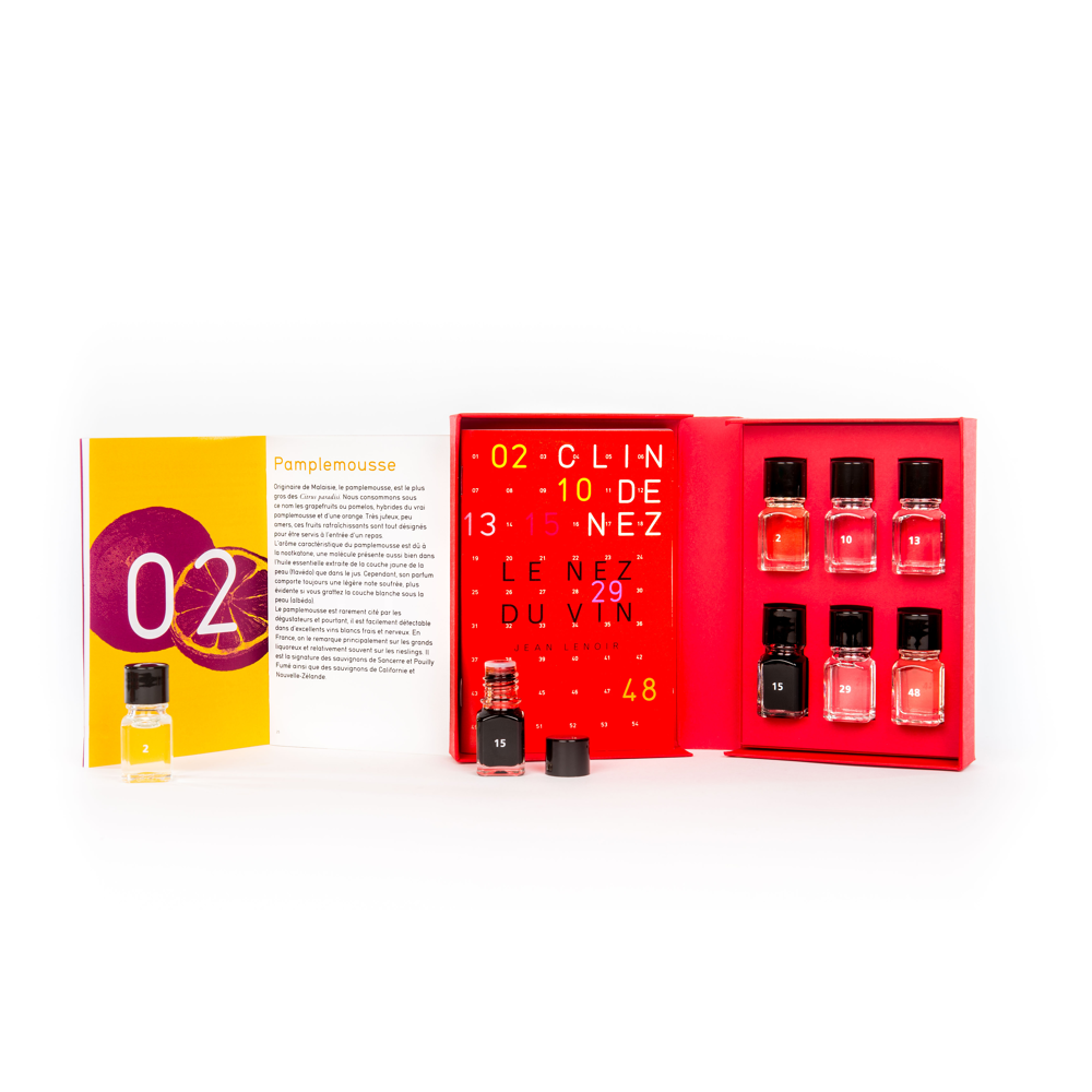 Le nez du vin, 6 arômes clin de nez (Coffret)