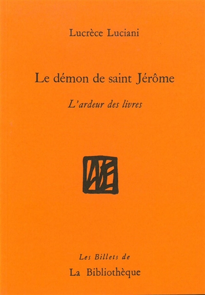 Le Démon de Saint Jérôme (Broché)
