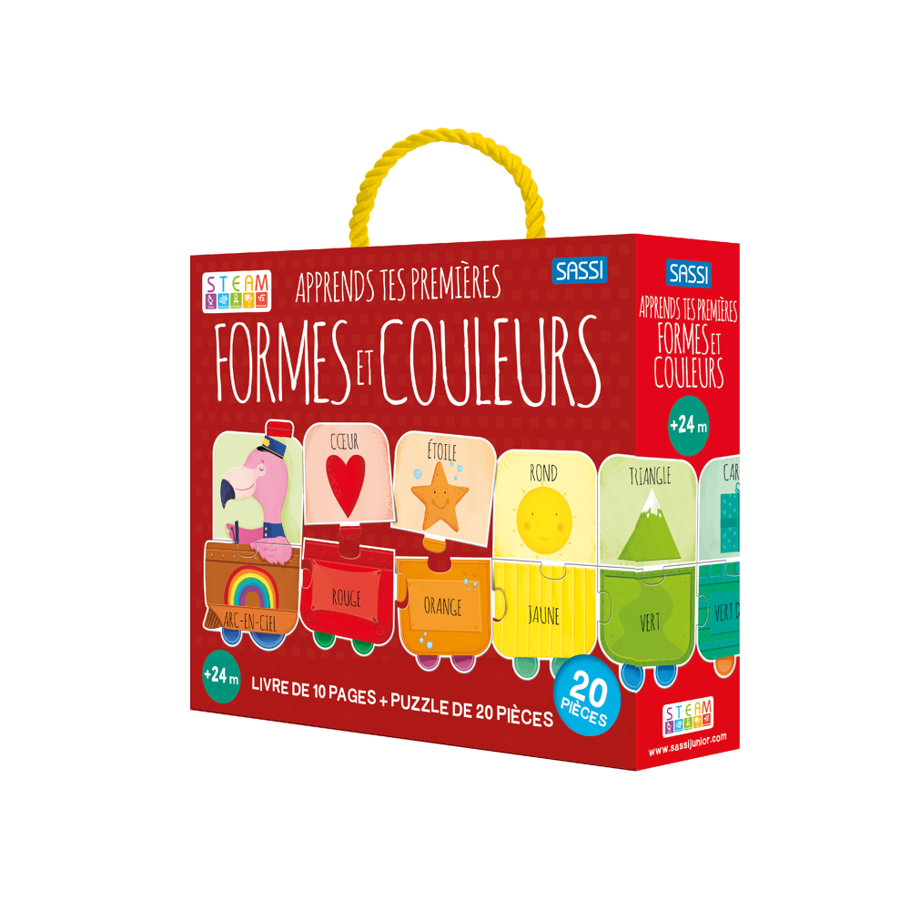 Steam puzzle - Apprends tes premières formes et couleurs (Jeunesse)