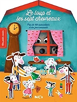 Le loup et les sept chevreaux : avec des autocollants et des jeux amusants (Jeunesse)