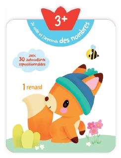 3+ Je colle et j'apprends des nombres - Renard (Broché)