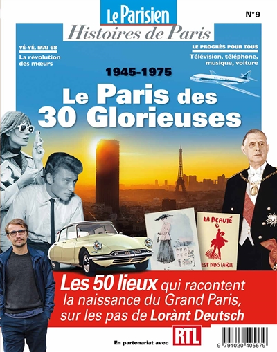 Parisien (Le), hors série : histoires de Paris - Numéro 9 : Le Paris des 30 Glorieuses (Revue)