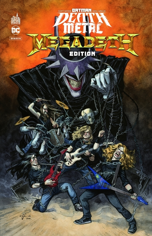 Batman Death Metal #1 Megadeth Edition , tome 1 / Edition spéciale, Limitée (Couverture Megadeth) (B