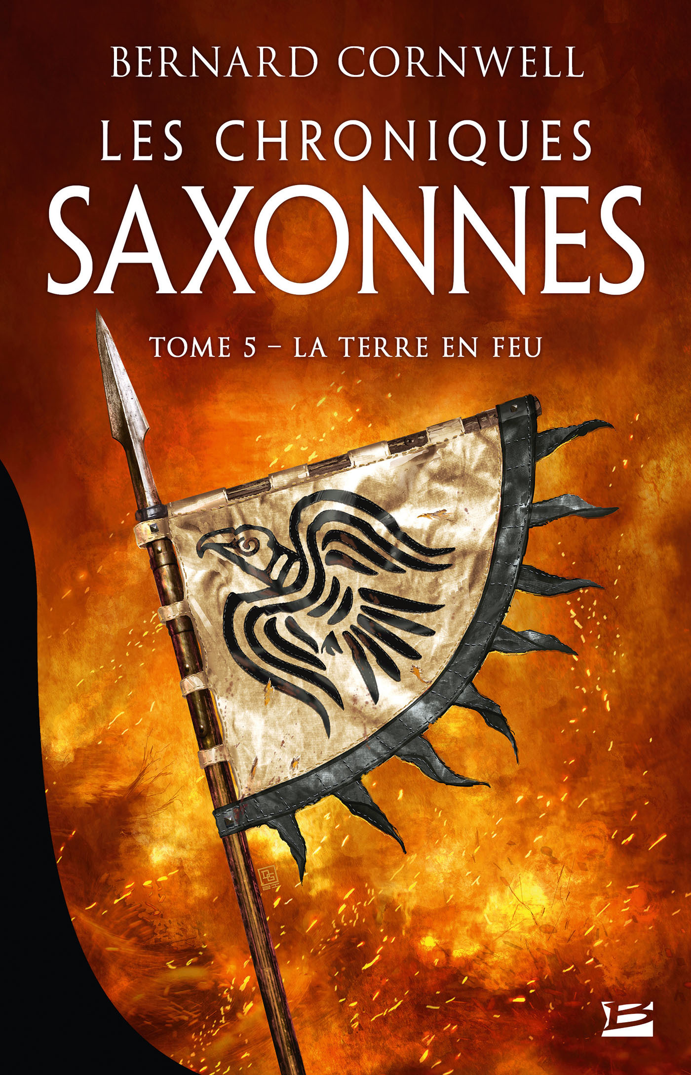 Les Chroniques saxonnes, Tome 5 : La Terre en feu (Grand format)