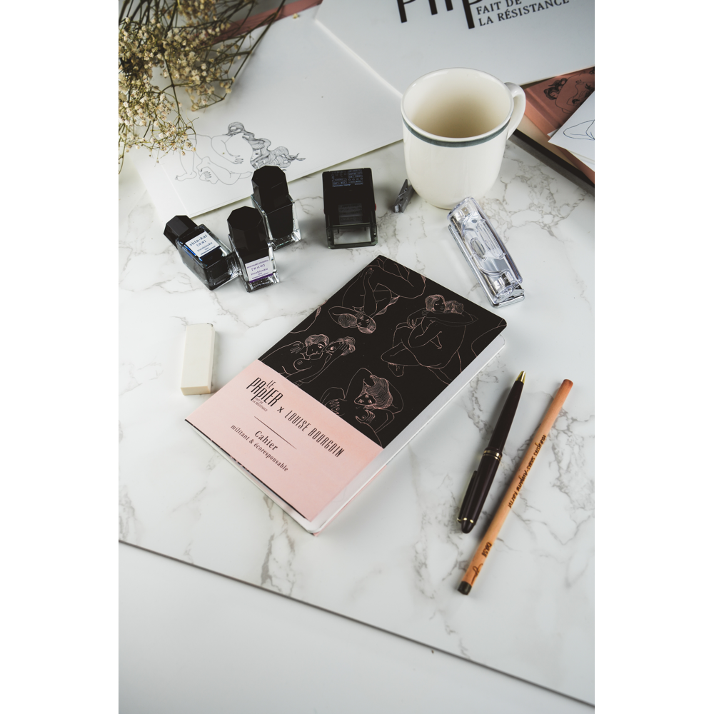 Le Papier fait de la résistance x Cahier Louise Bourgoin - Cahier militant et écoresponsable (Broché