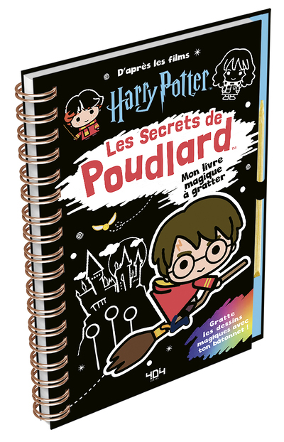 Harry Potter - Mon livre à gratter # Les secrets de Poudlard (nouvelle édition) (Jeunesse)