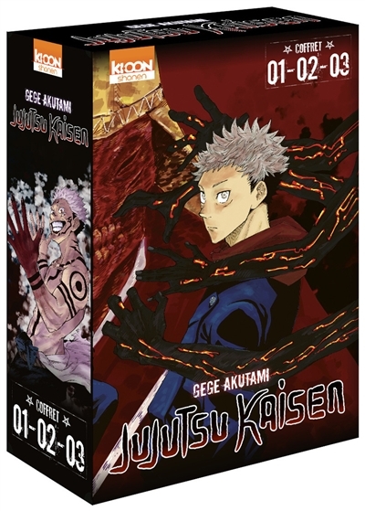 Coffret Jujutsu Kaisen vol. 1 à 3 (Manga)