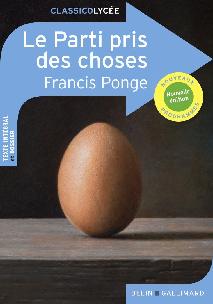 Le Parti pris des choses (Poche)