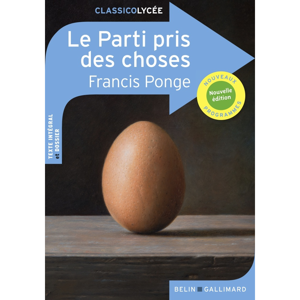 Le Parti pris des choses (Poche)