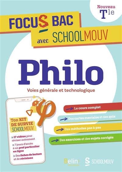FOCUS BAC PHILOSOPHIE VOIES GENERALE ET TECHNOLOGIQUE - Décroche ton Bac avec SchoolMouv (Broché)