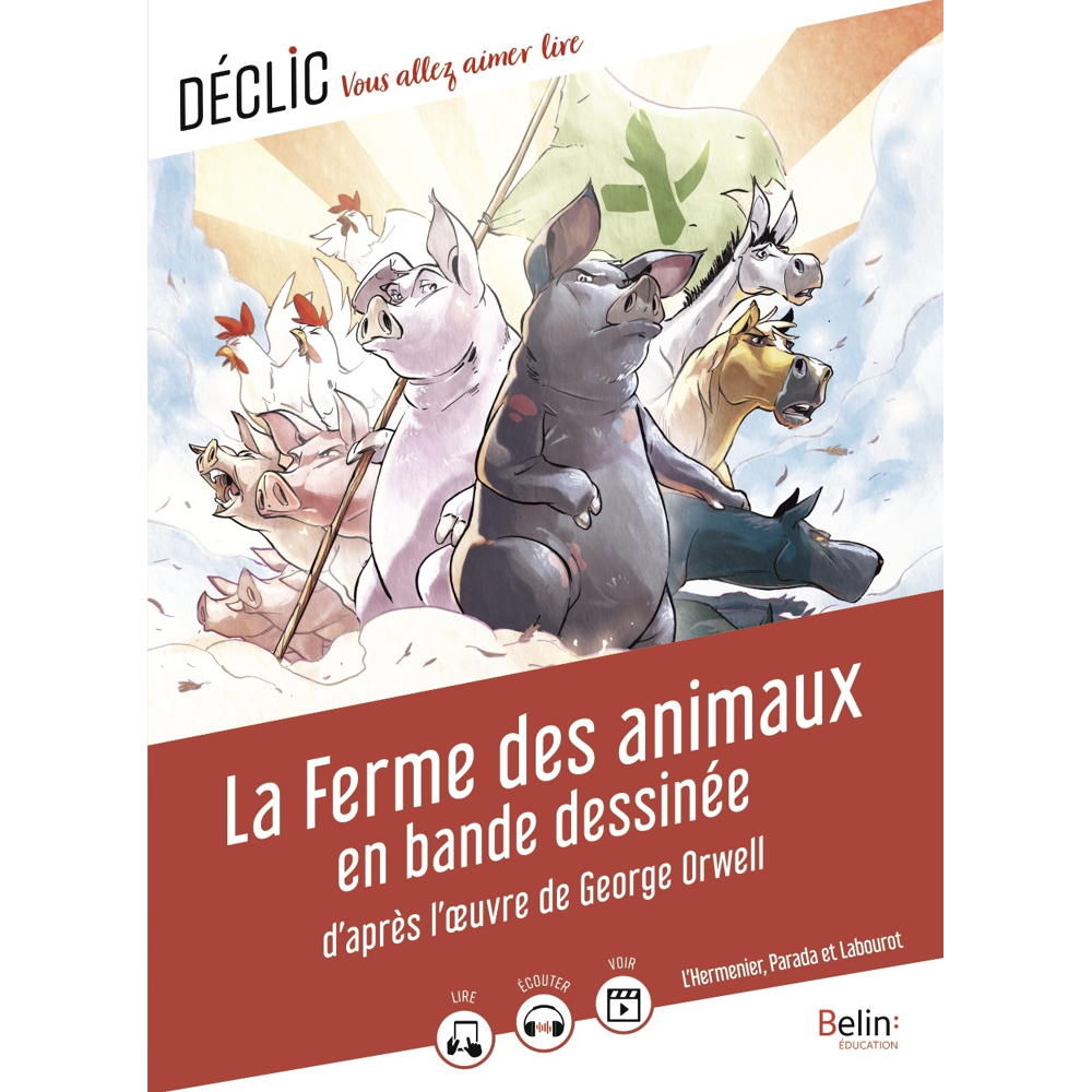 La Ferme des animaux en bande dessinée (Poche)