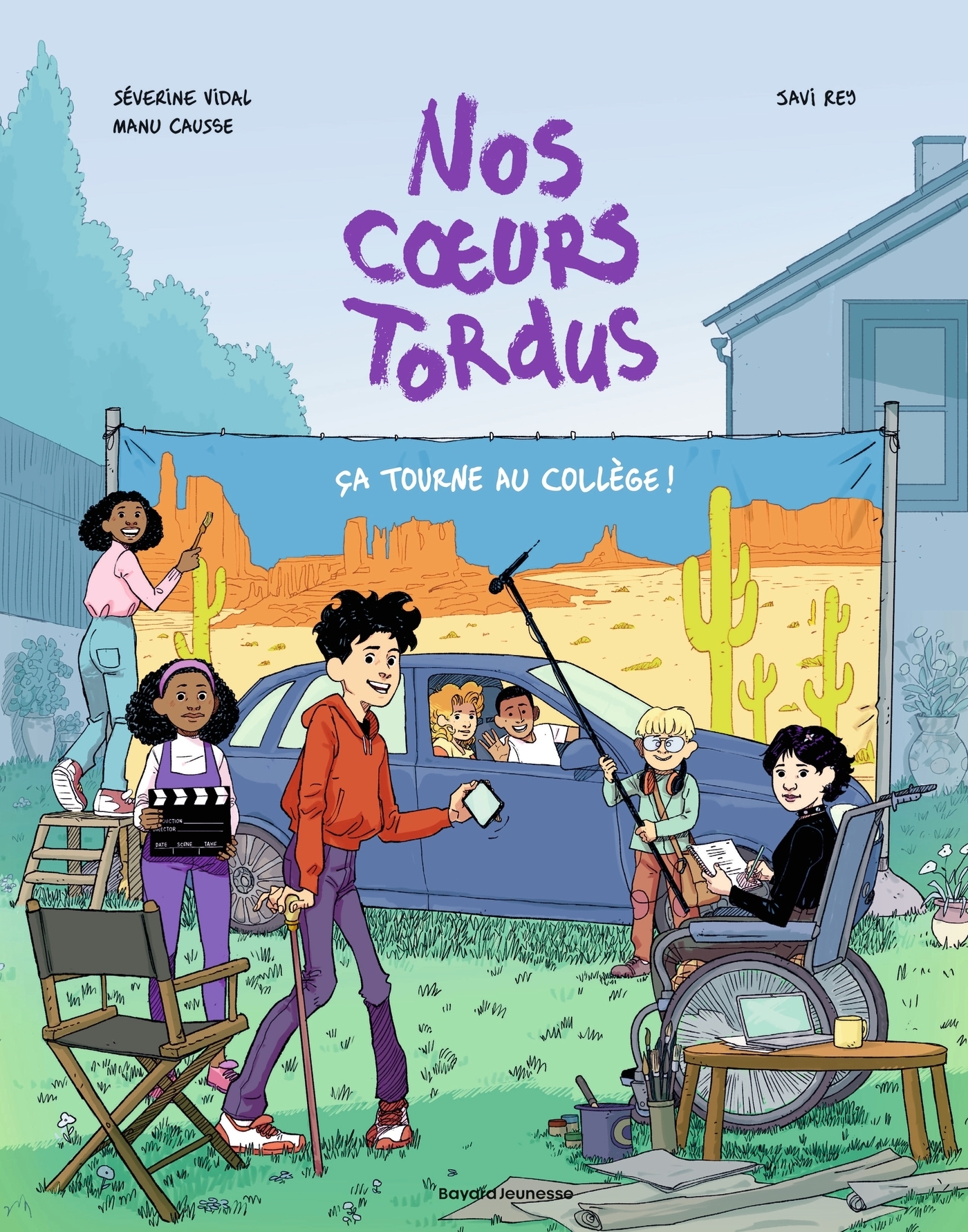 Nos coeurs tordus, Tome 01 - Ça tourne au collège (BD)