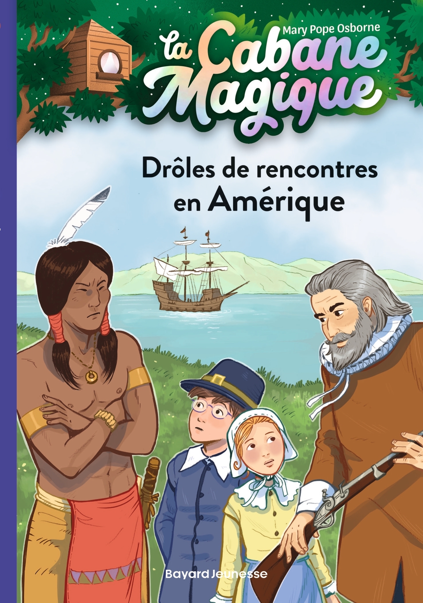 La cabane magique, Tome 22 - Drôles de rencontres en Amérique (Poche)
