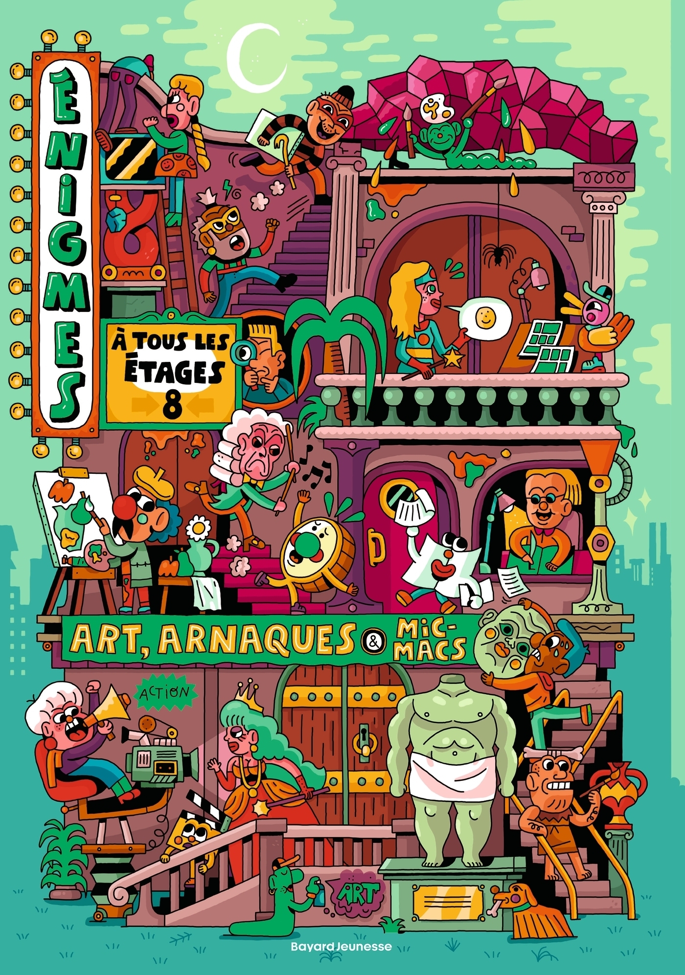 Énigmes à tous les étages tome 8 Art, arnaques et micmacs (Jeunesse)