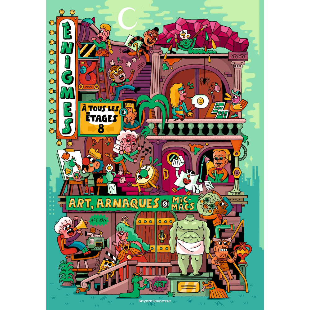 Énigmes à tous les étages tome 8 Art, arnaques et micmacs (Jeunesse)