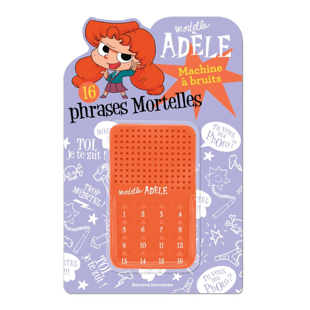Machine à bruits Mortelle Adèle (Livre lu)