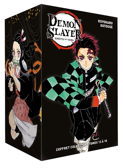 Coffret Demon Slayer Tome 13 à Tome 18 (Manga)