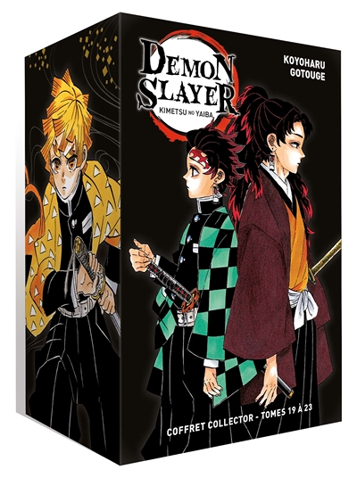 Coffret Demon Slayer Tome 19 à Tome 23 (Manga)