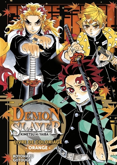 Demon Slayer - Livre de coloriage N°03 : Orange (Broché)