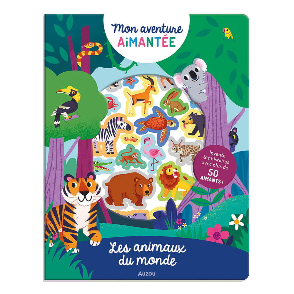 MON AVENTURE AIMANTÉE - LES ANIMAUX DU MONDE (Jeunesse)