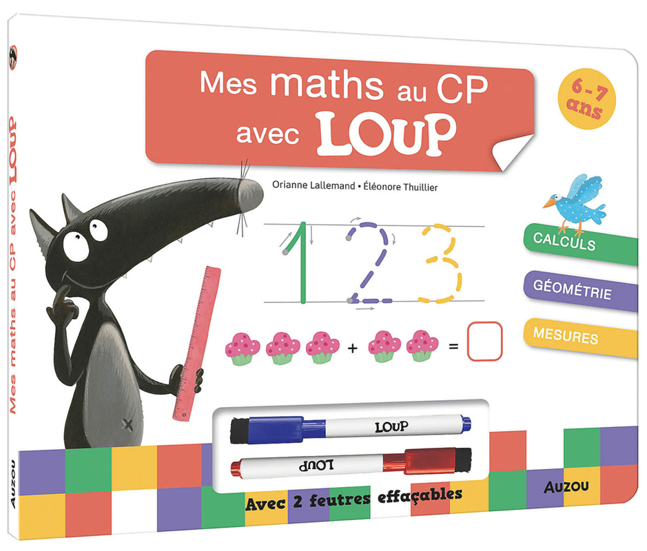 MES MATHS AU CP AVEC LOUP (Cartonné)