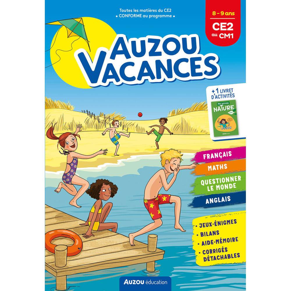 AUZOU VACANCES - DU CE2 AU CM1 (Broché)