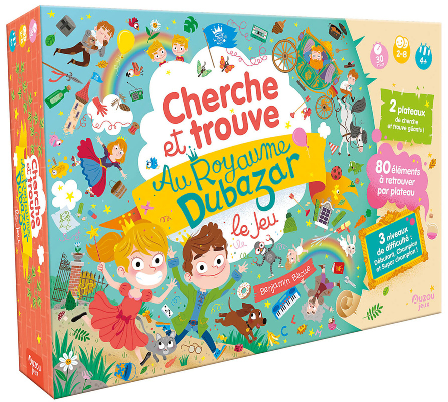 CHERCHE ET TROUVE AU ROYAUME DUBAZAR - LE JEU (Coffret)