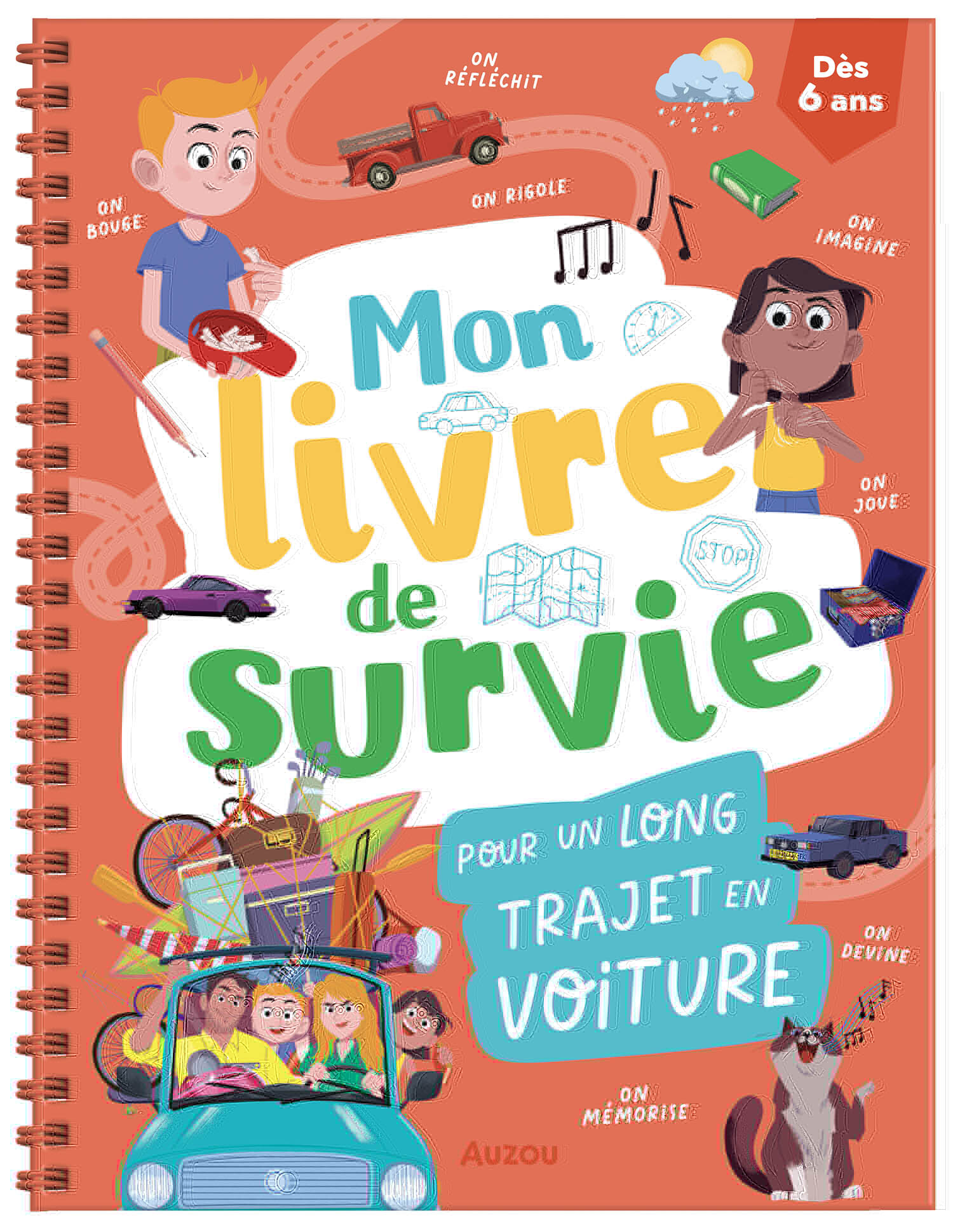 LE LIVRE DE SURVIE POUR UN LONG TRAJET EN VOITURE (Spirale)
