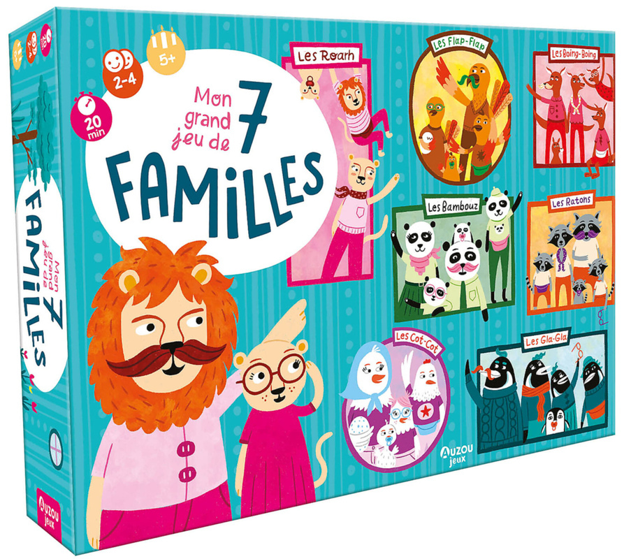 MON GRAND JEU DE 7 FAMILLES (Coffret)