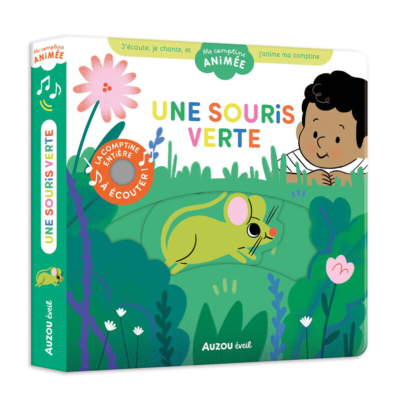 MA COMPTINE ANIMÉE - UNE SOURIS VERTE (Cartonné)