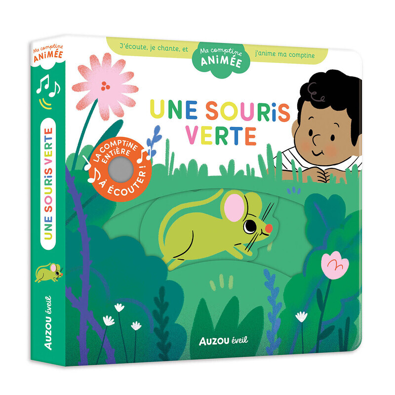 MA COMPTINE ANIMÉE - UNE SOURIS VERTE (Cartonné)