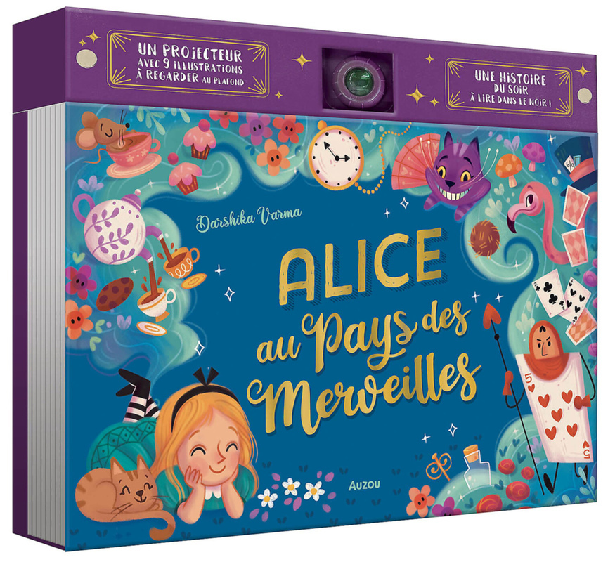 LIVRE PROJECTEUR - ALICE AU PAYS DES MERVEILLES (Cartonné)