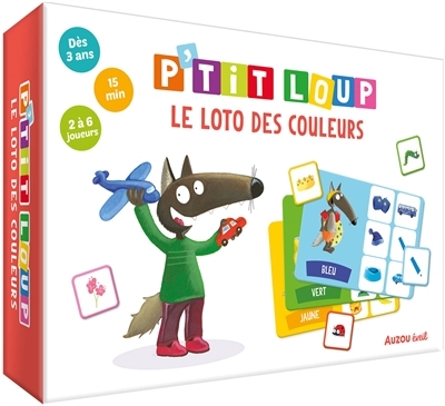 P'tit Loup : le loto des couleurs (Coffret)
