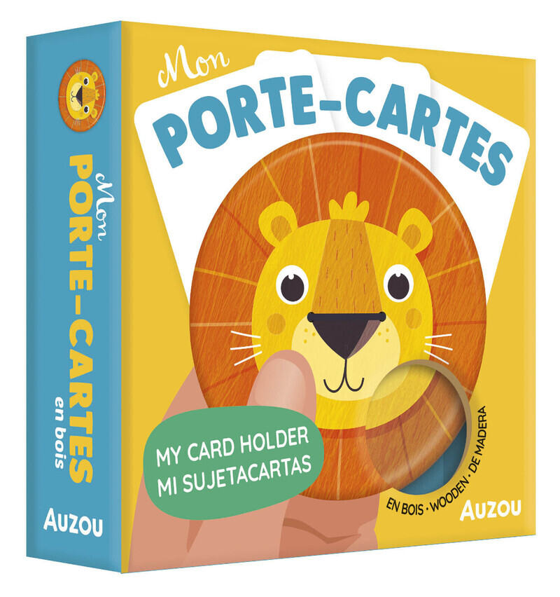 Mon porte-cartes : en bois (Coffret)