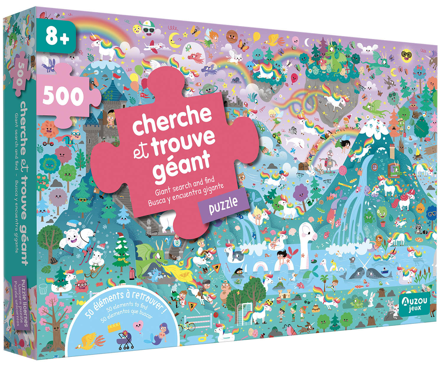 Cherche et trouve géant : puzzle (Coffret)
