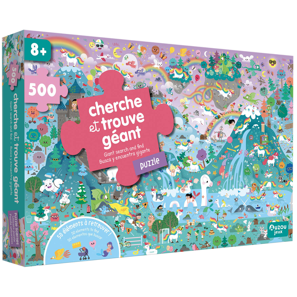 Cherche et trouve géant : puzzle (Coffret)