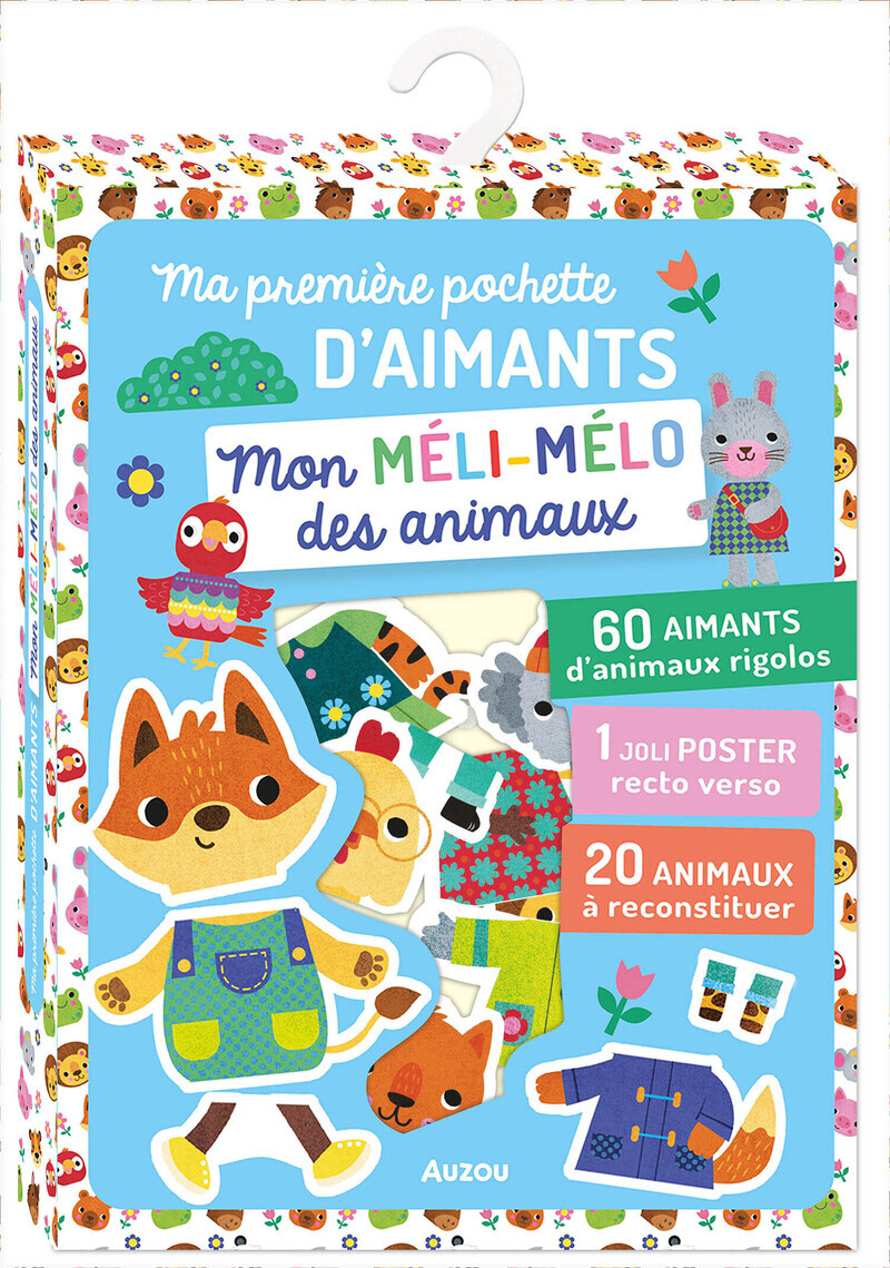 Mon méli-mélo des animaux - ma première pochette d'aimants (Pochette)