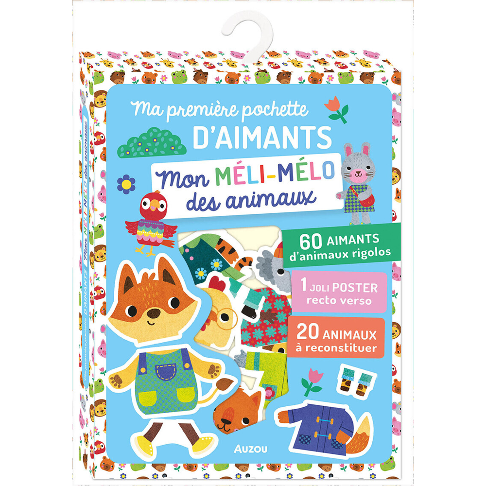 Mon méli-mélo des animaux - ma première pochette d'aimants (Pochette)